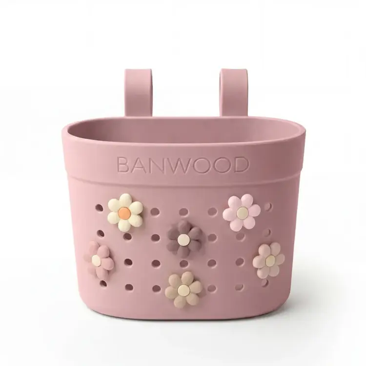Banwood Pin & Ride Basket - Dusty Rose