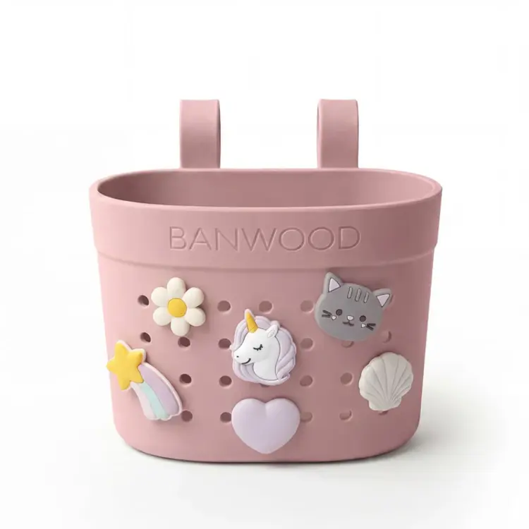 Banwood Pin & Ride Mandje - Dusty Rose