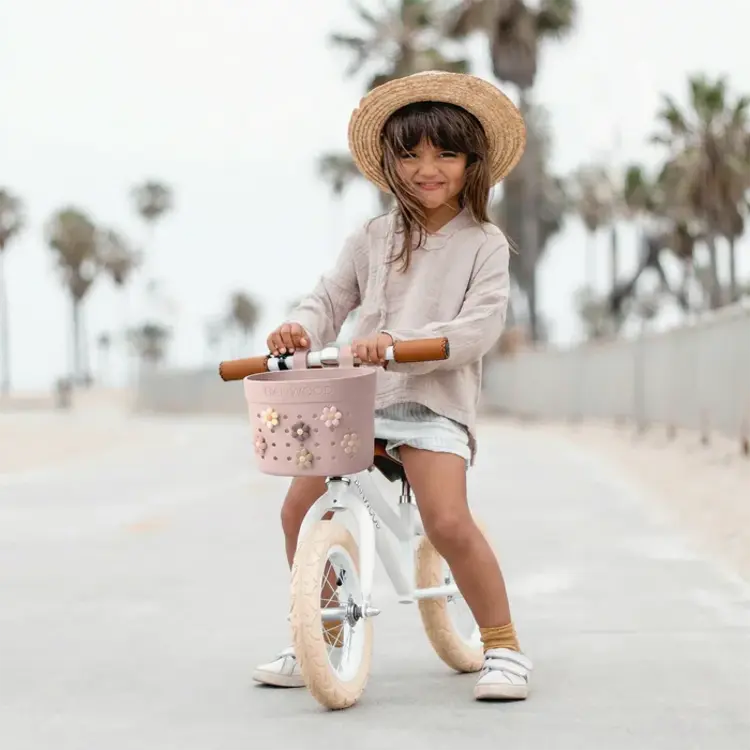 Banwood Pin & Ride Mandje - Faded Pink