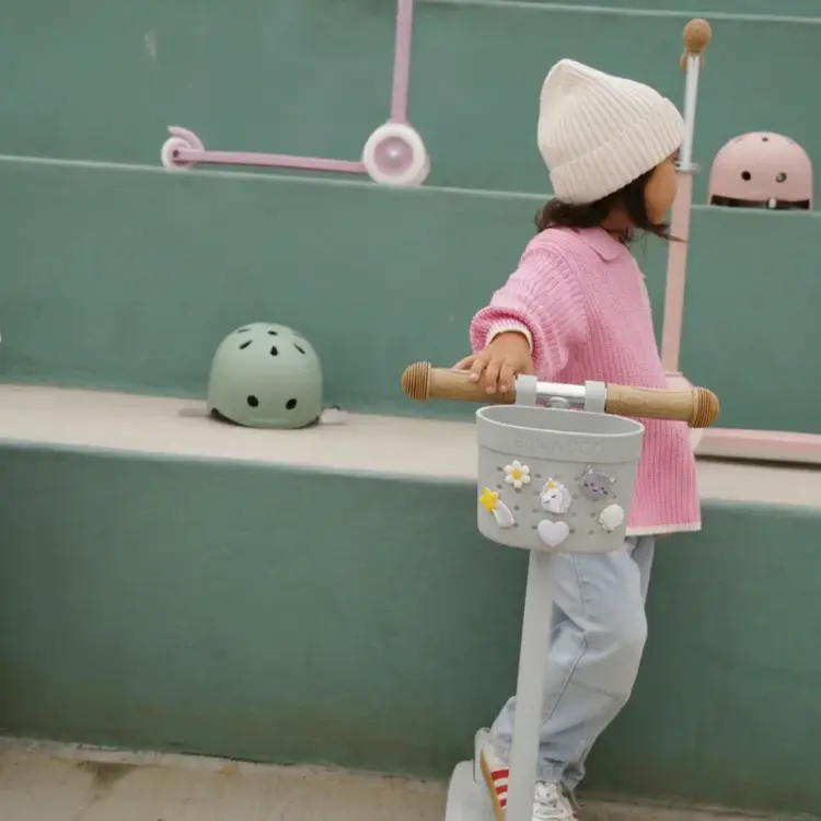 Banwood Pin & Ride Basket - Ivory