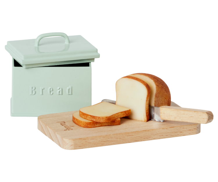 Maileg Bread Box w. Utensils, Miniature