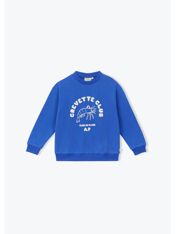 Arsène & Les Pipelettes Sweat Crevette Club - Cobalt