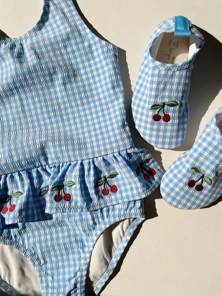 Konges Sløjd Soline Swimsuit - Provence/White Swan