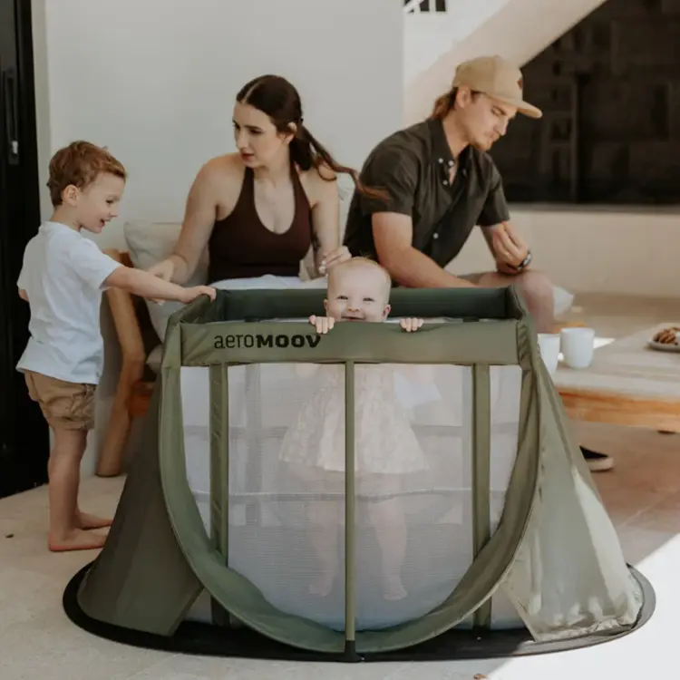 AeroMoov Aeromoov Instant Travel Cot - Green Moss