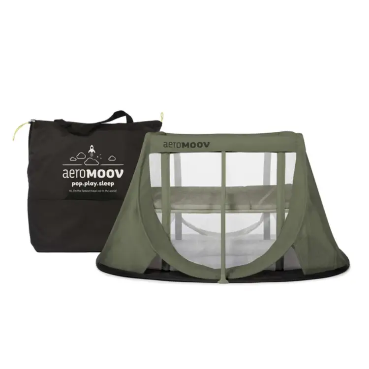 AeroMoov Aeromoov Instant Travel Cot - Green Moss