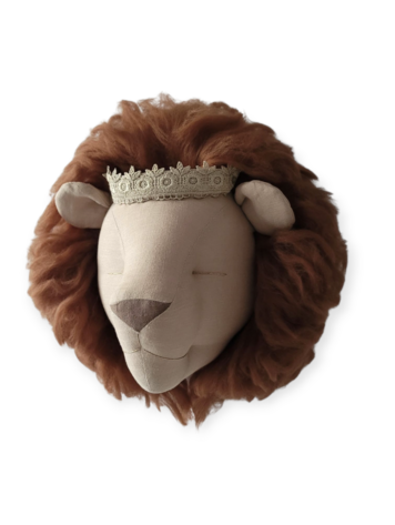 Love me Decoration Dierenhoofd Leeuw - Kastanjebruine Manen