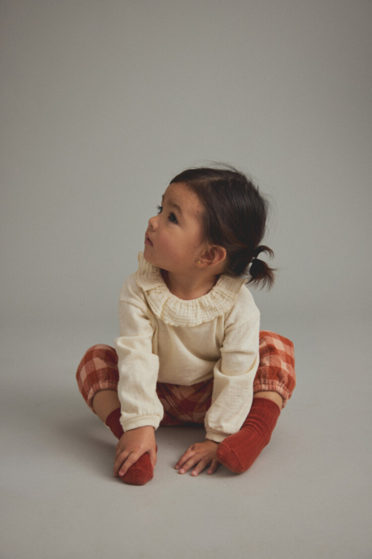 COZMO Bimba Flannel Baby Pants - Ginger