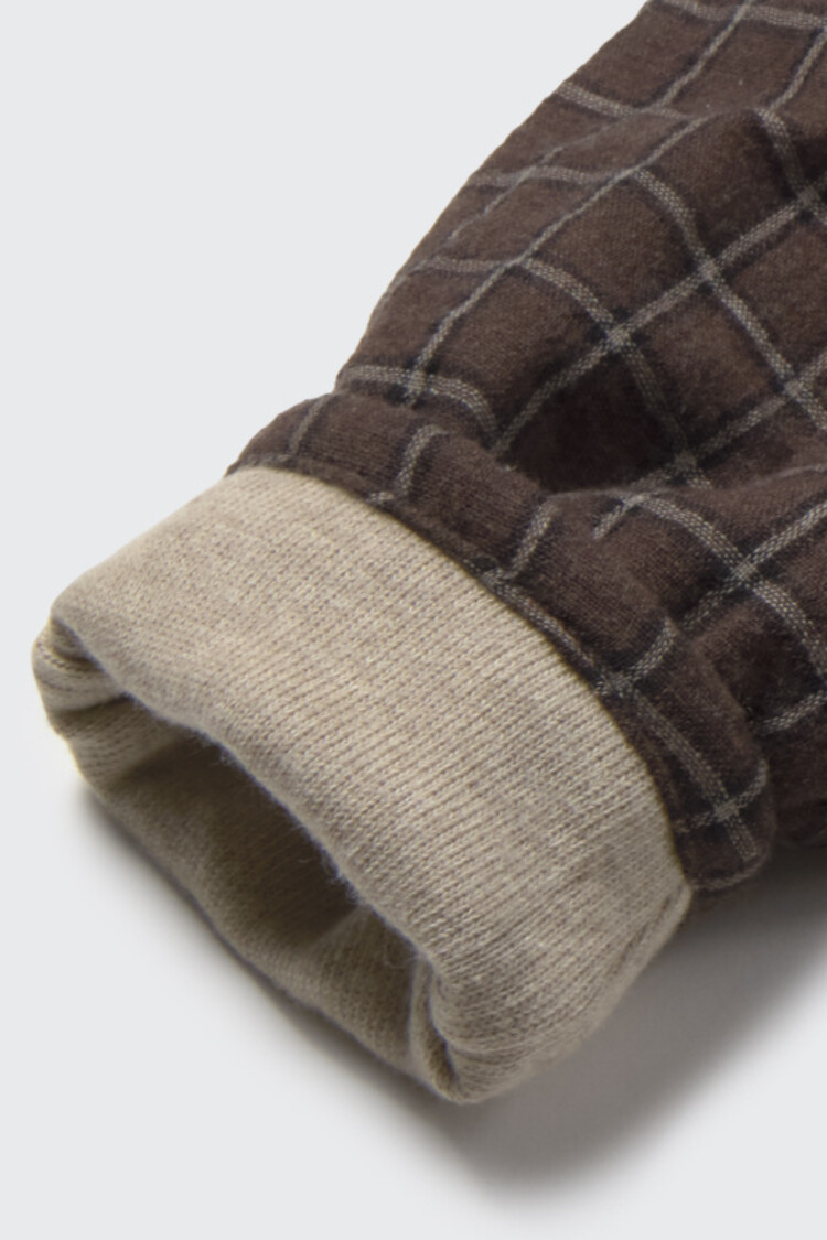 COZMO Kobe Textured Baby Pants - Brown