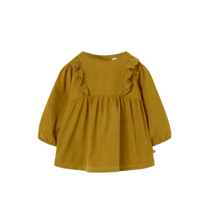 COZMO Kenia Corduroy Baby Dress - Green