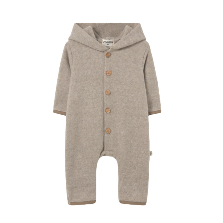 COZMO Jade Baby Bearsuit - Grey