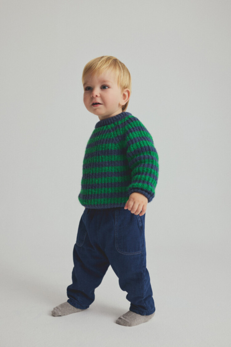 COZMO Galo Denim Baby Pants - Navy