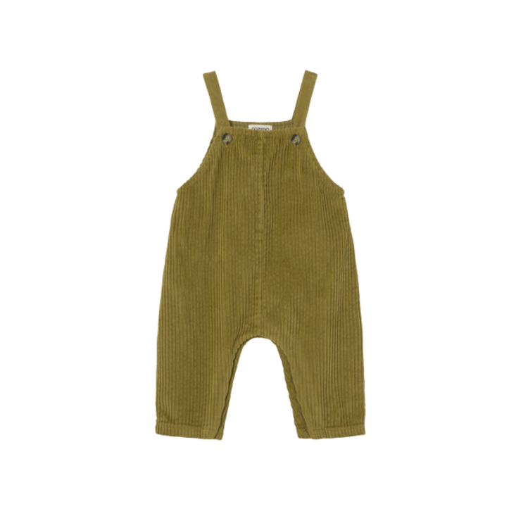COZMO Dax Corduroy Baby Overalls - Green
