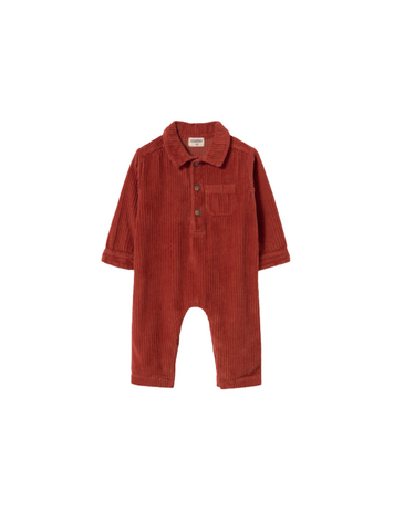 COZMO Blaia Corduroy Baby Jumpsuit  - Ginger