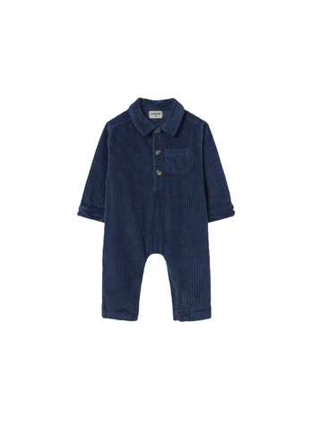 COZMO Blaia Corduroy Baby Jumpsuit  - Navy