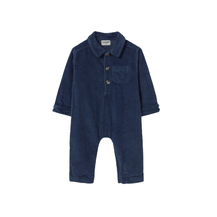 COZMO Blaia Corduroy Baby Jumpsuit  - Navy