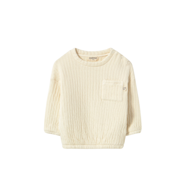 COZMO Chipre Baby Sweatshirt - Ivory