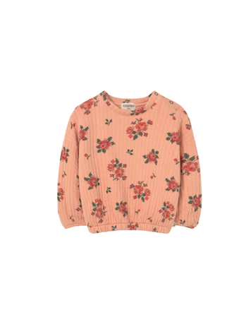 COZMO Erin Floral Print Baby Sweatshirt - Petal