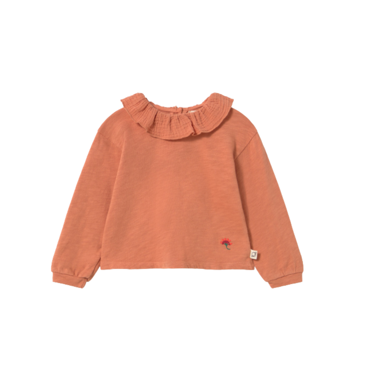 COZMO Clara Baby Ruffle T-shirt - Pink Siena