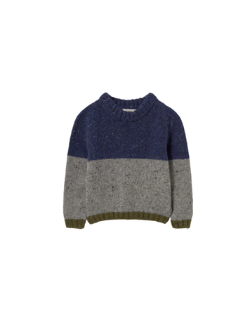 COZMO Tigris Baby Sweater - Navy Grey