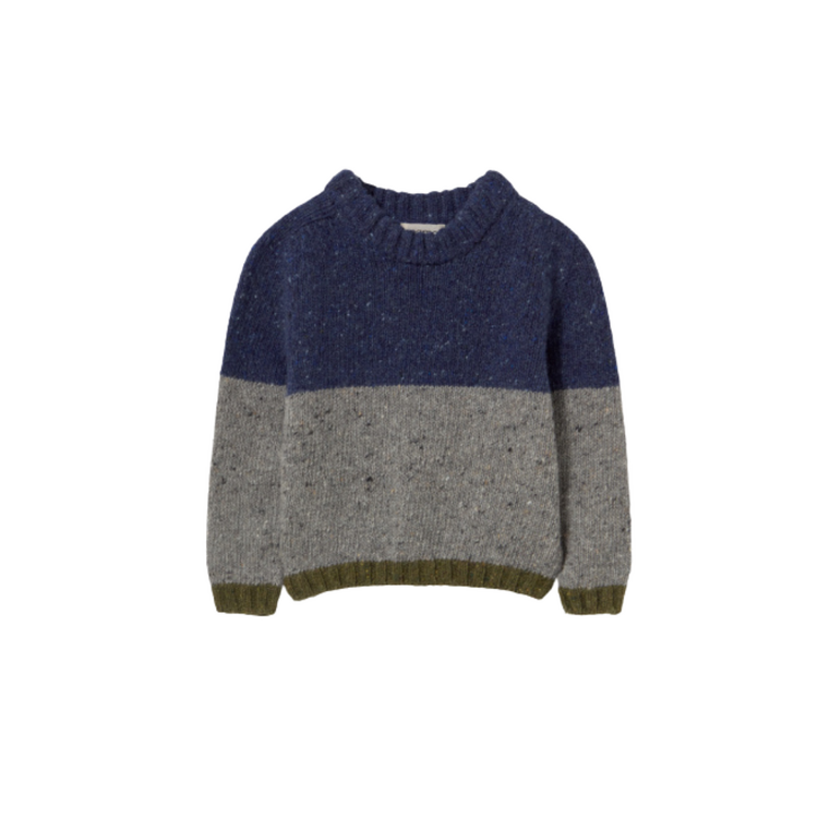 COZMO Tigris Baby Sweater - Navy Grey
