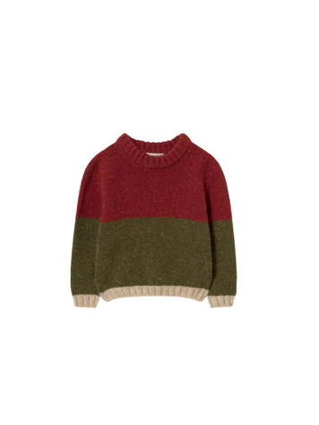 COZMO Tigris Baby Sweater - Ginger Green