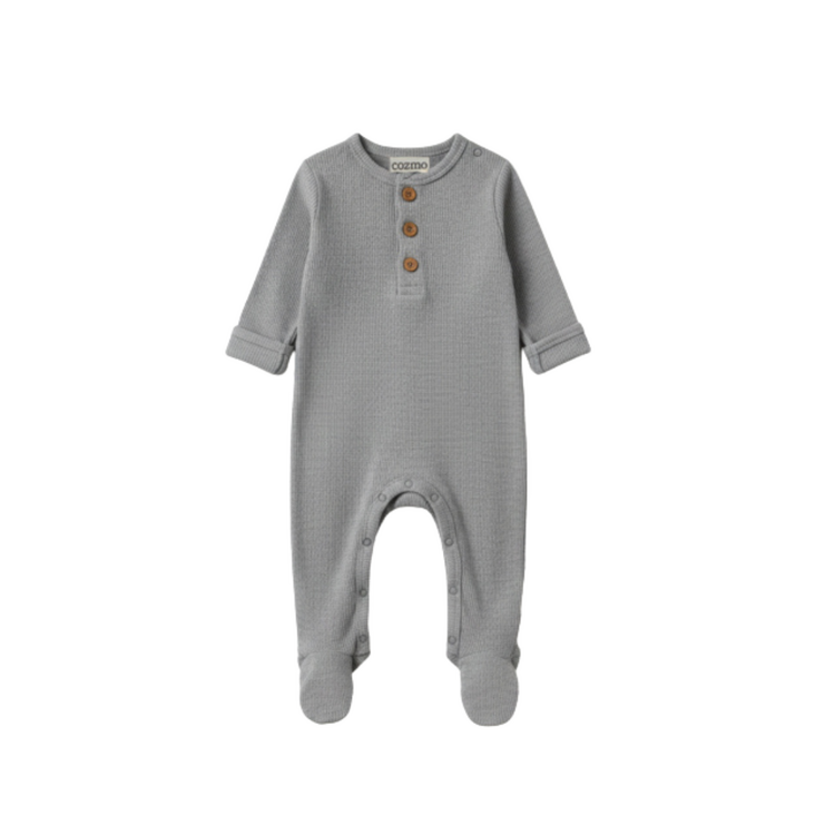 COZMO Aloe Baby Jumpsuit - Grey