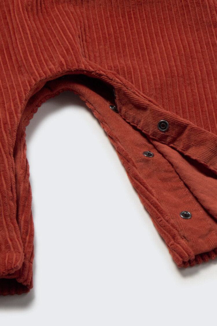 COZMO Blaia Corduroy Baby Jumpsuit  - Ginger