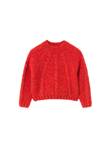 COZMO Alba Baby Sweater - Spicy Orange