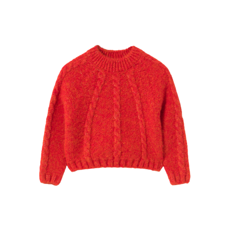 COZMO Alba Baby Sweater - Spicy Orange