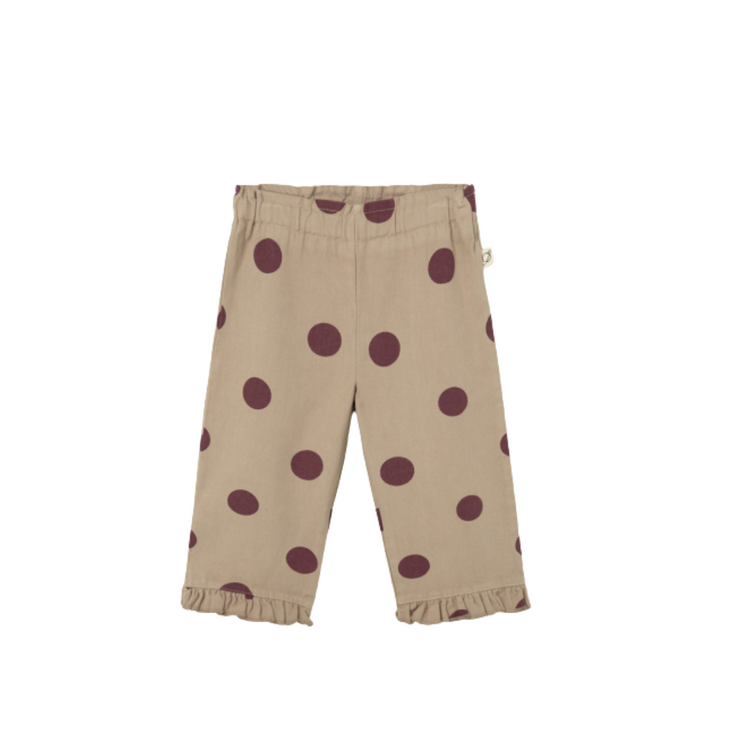 COZMO Jane Polka Dot Baby Pants - Stone
