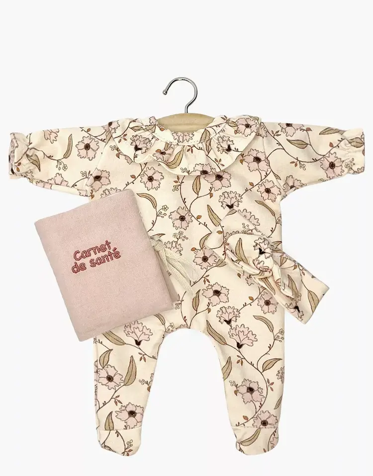 Minikane Babies - Sleepsuit Camille With Headband & Healthy Record