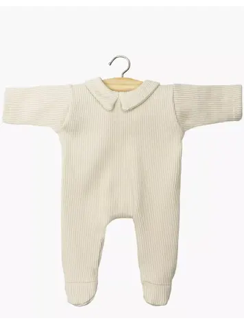 Minikane Baby’s – Pyjama Corentin In Geribd Linnen