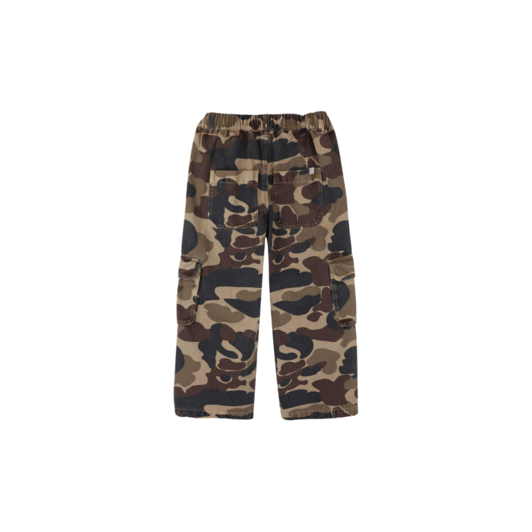 Jenest Unisex Cargo Pants - Caramel Brown Camouflage