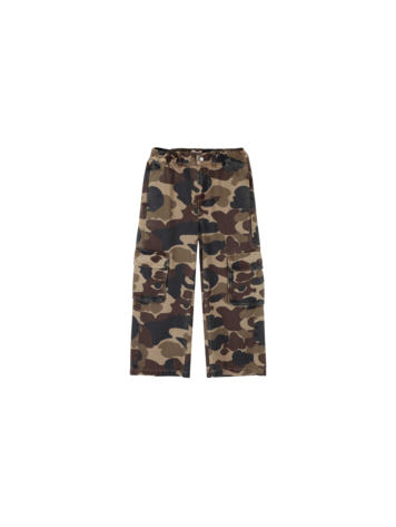 Jenest Unisex Cargo Pants - Caramel Brown Camouflage