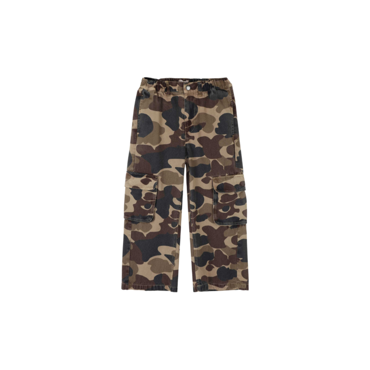 Jenest Unisex Cargo Pants - Caramel Brown Camouflage