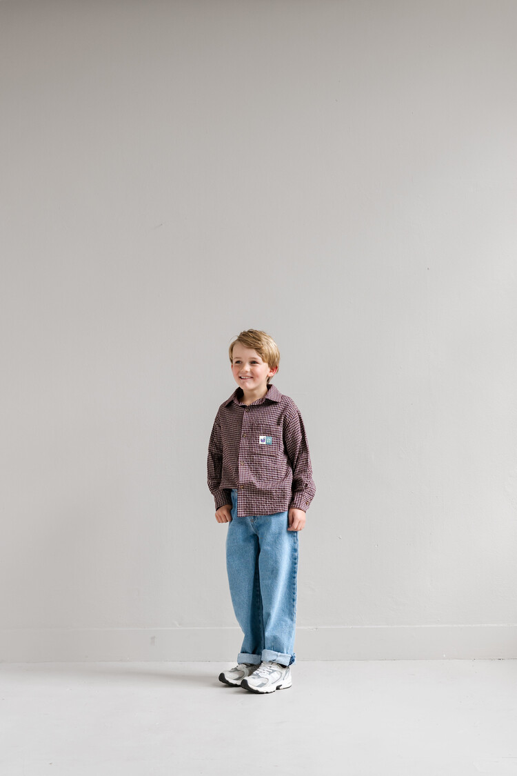 Jenest Scott Shirt - Cherry Bordeaux/Vintage Rose