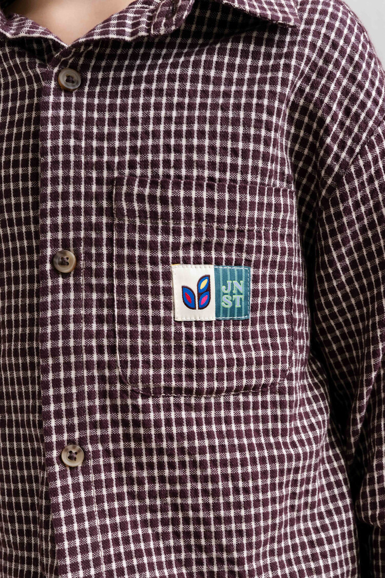 Jenest Scott Shirt - Cherry Bordeaux/Vintage Rose