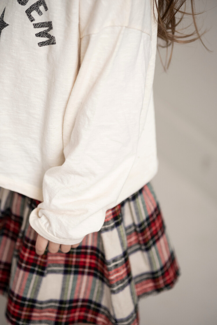 Jenest Rosy LS T-shirt - Off White