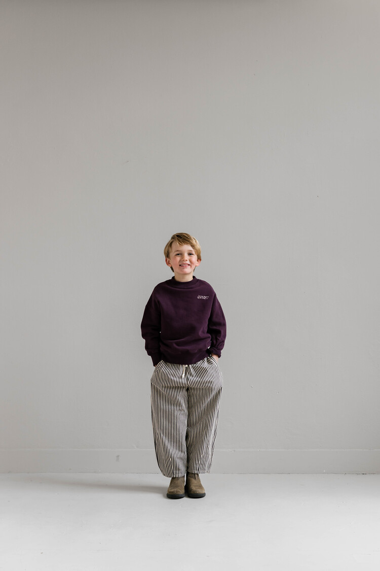 Jenest Mo Pants - Chalk Bordeaux