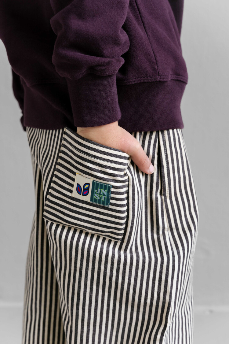 Jenest Mo Pants - Chalk Bordeaux