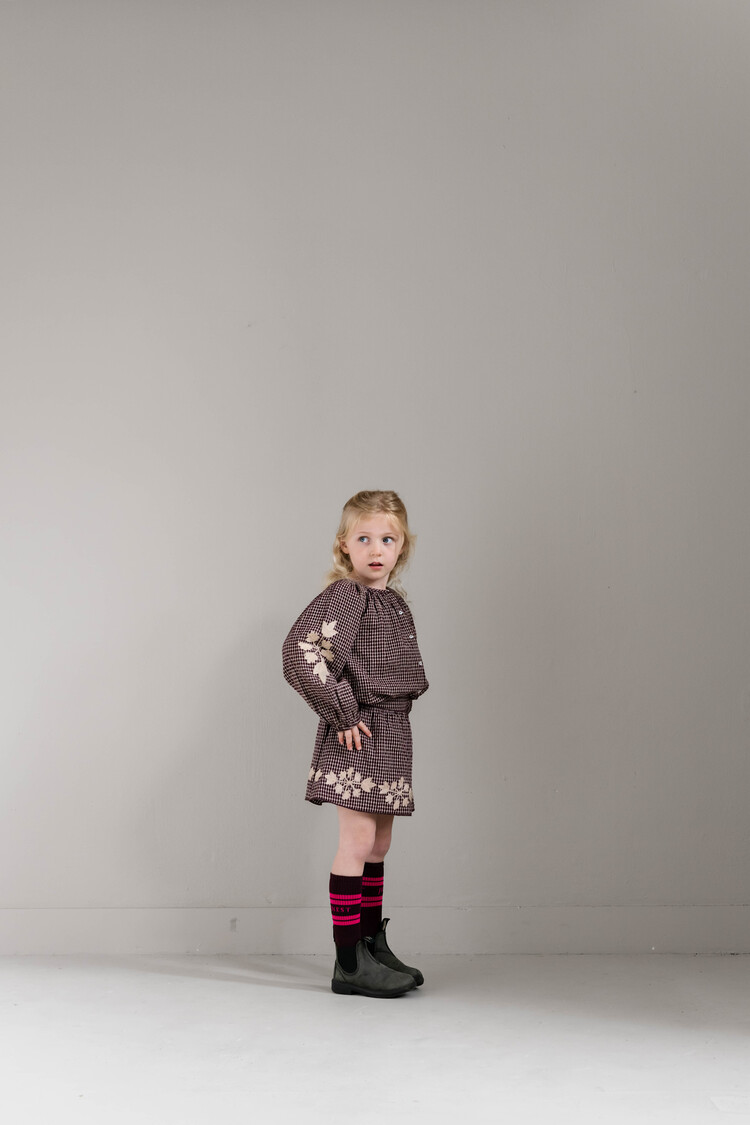 Jenest Coco Blouse - Cherry Bordeaux/Vintage Rose