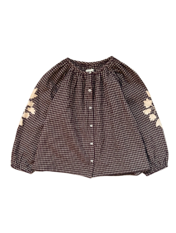 Jenest Coco Blouse - Cherry Bordeaux/Vintage Rose