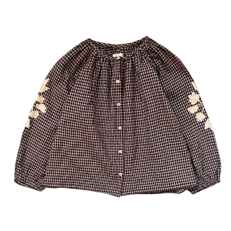 Jenest Coco Blouse - Cherry Bordeaux/Vintage Rose