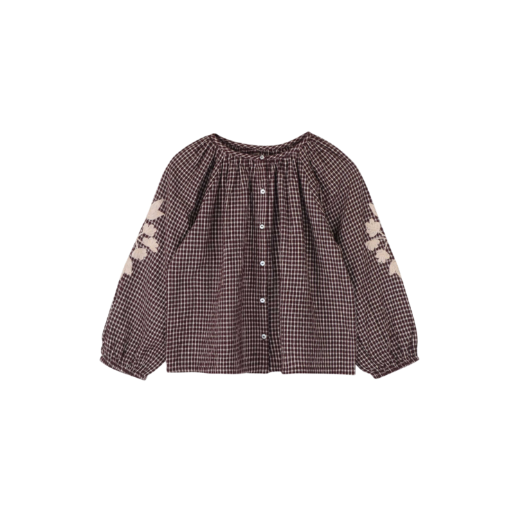 Jenest Coco Blouse - Cherry Bordeaux/Vintage Rose