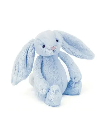 Jellycat Limited Bashful Blue Bunny Rattle