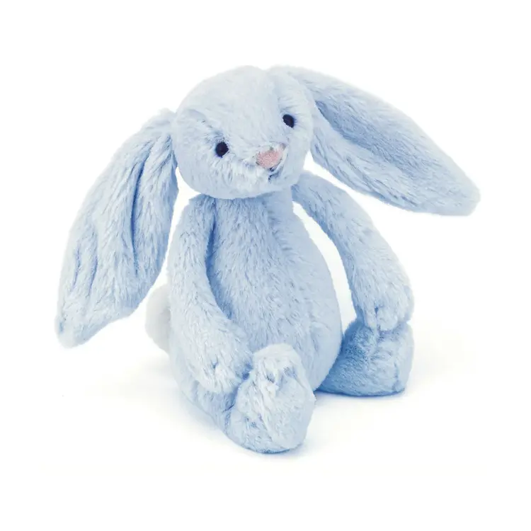 Jellycat Limited Bashful Blue Bunny Rattle