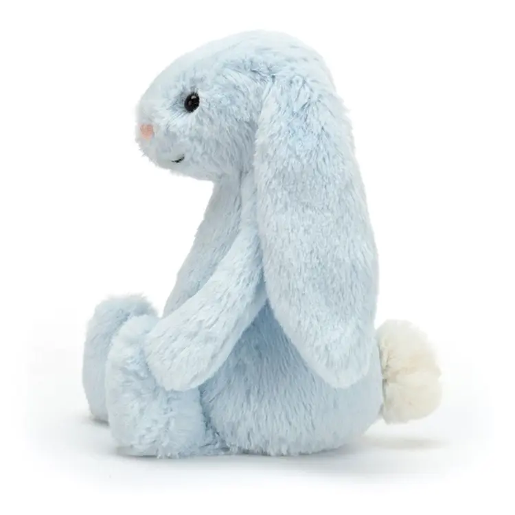 Jellycat Limited Bashful Blue Bunny Rattle