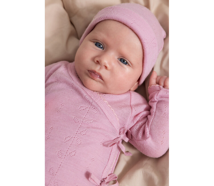 MarMar Aiko Newborn Hat - Soft Berry