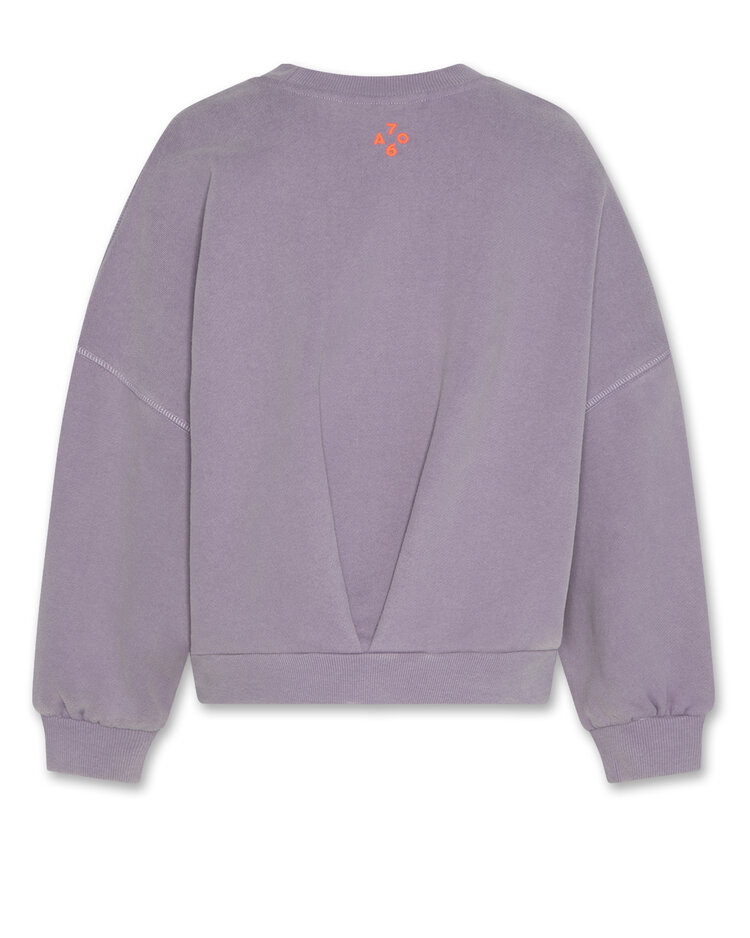 American Outfitters Lys Sweater Square Cosy - Purple Ash
