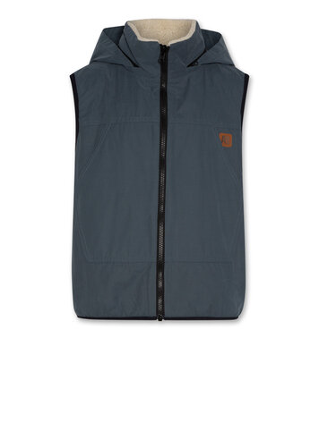 American Outfitters Dean Reversible Fur Jacket - Dark Slate